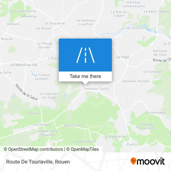 Route De Tourlaville map