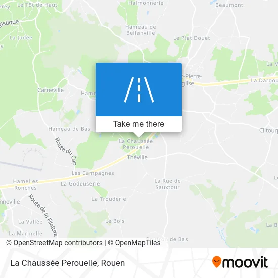 La Chaussée Perouelle map