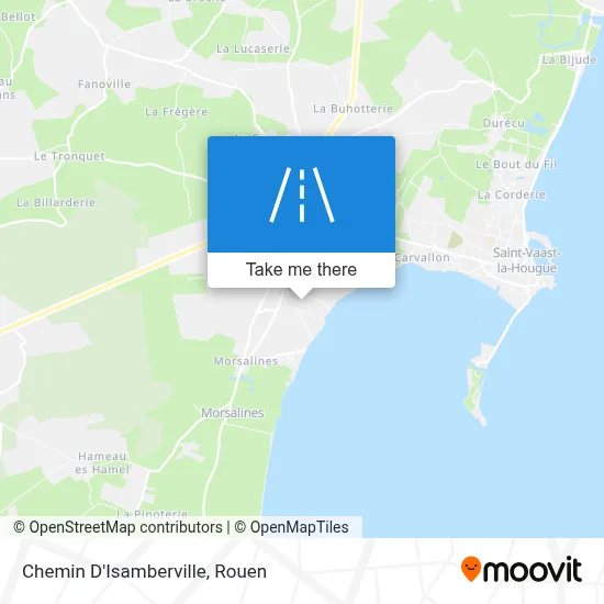 Mapa Chemin D'Isamberville