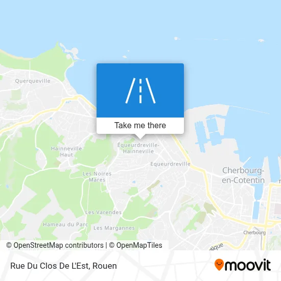 Rue Du Clos De L'Est map
