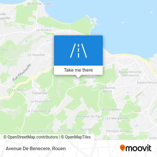 Avenue De Benecere map