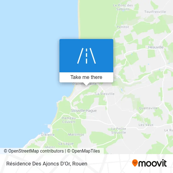 Résidence Des Ajoncs D'Or map