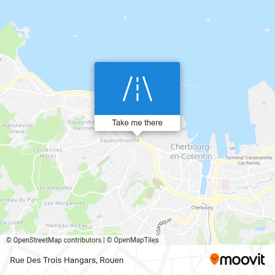 Mapa Rue Des Trois Hangars