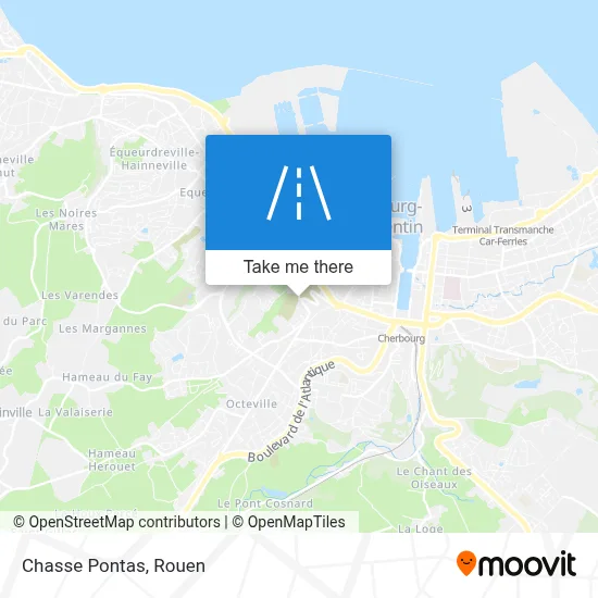 Chasse Pontas map