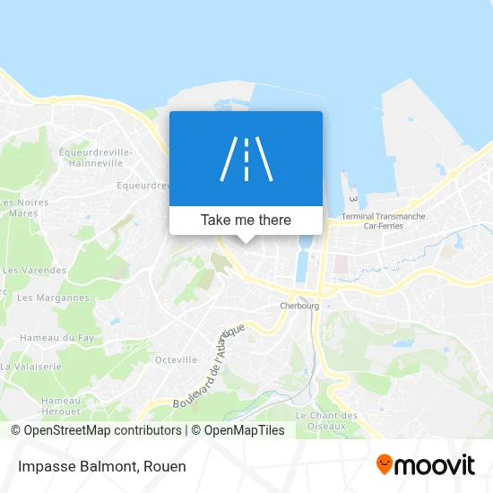 Impasse Balmont map
