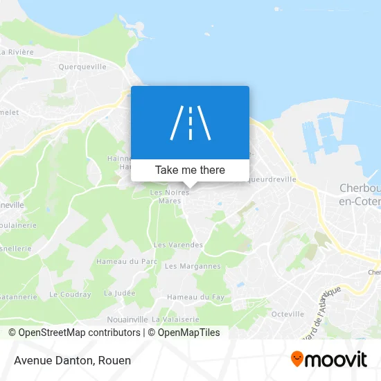 Avenue Danton map