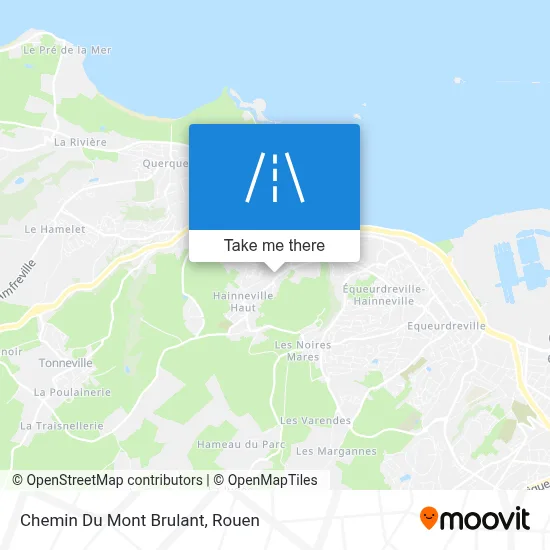 Chemin Du Mont Brulant map
