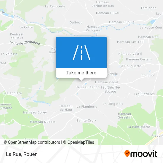 La Rue map