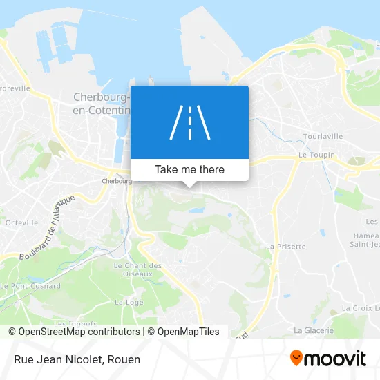 Rue Jean Nicolet map