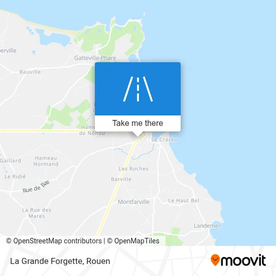 Mapa La Grande Forgette