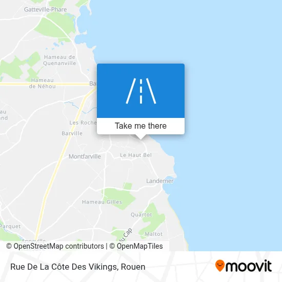 Rue De La Côte Des Vikings map