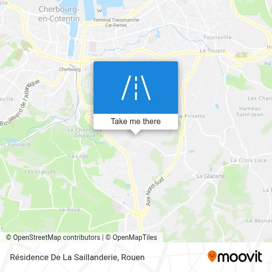 Résidence De La Saillanderie map