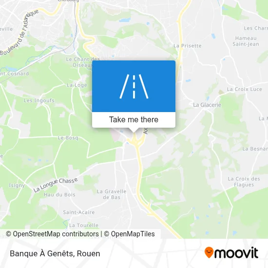 Banque À Genêts map