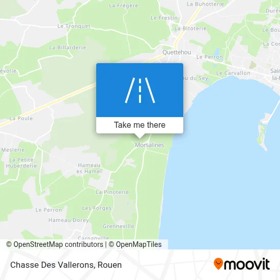Chasse Des Vallerons map