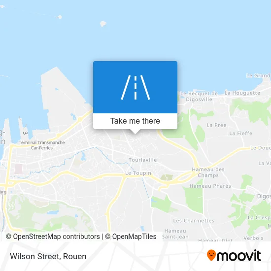 Rue Wilson map