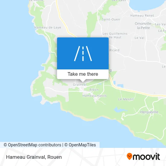 Hameau Grainval map