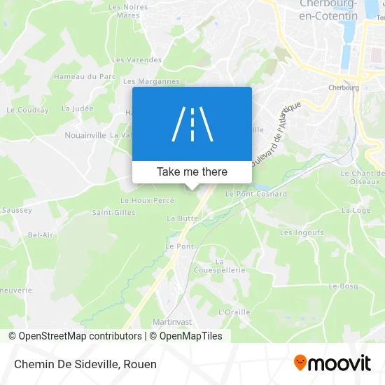 Chemin De Sideville map
