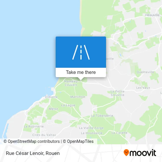 Mapa Rue César Lenoir