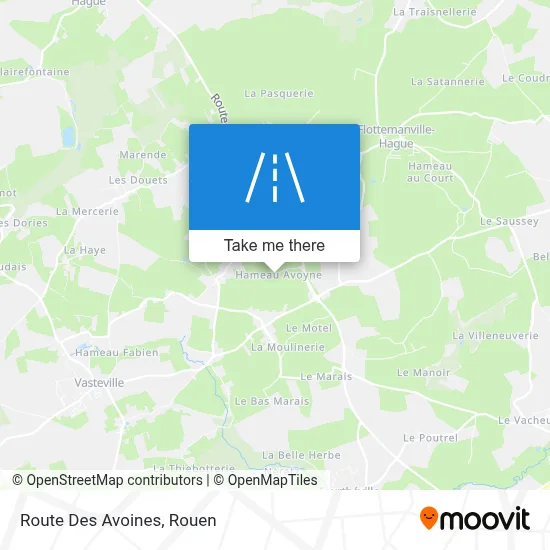 Route Des Avoines map