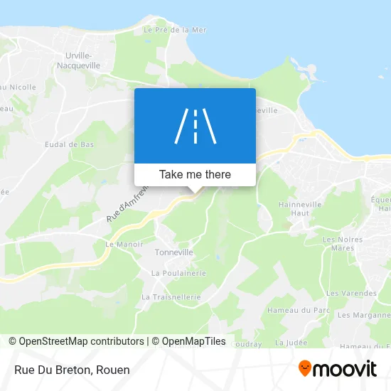 Rue Du Breton map