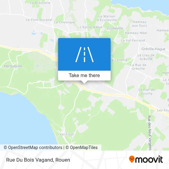 Mapa Rue Du Bois Vagand