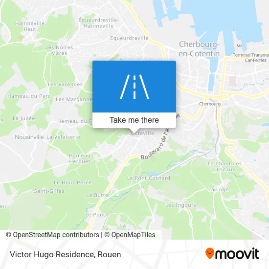 Résidence Victor Hugo map