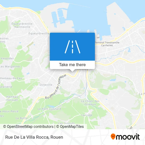 Rue De La Villa Rocca map