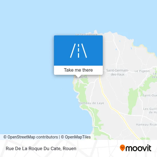 Mapa Rue De La Roque Du Cate