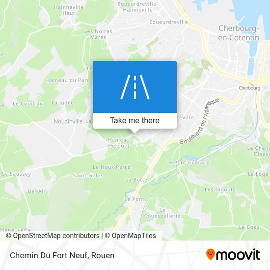 Mapa Chemin Du Fort Neuf