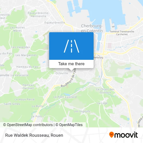 Rue Waldek Rousseau map