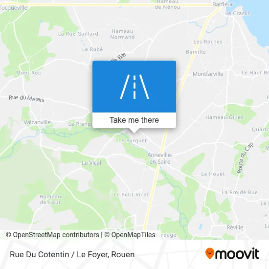 Rue Du Cotentin / Le Foyer map