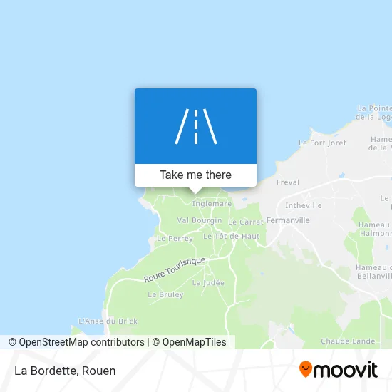La Bordette map