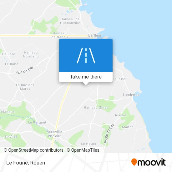 Le Founé map