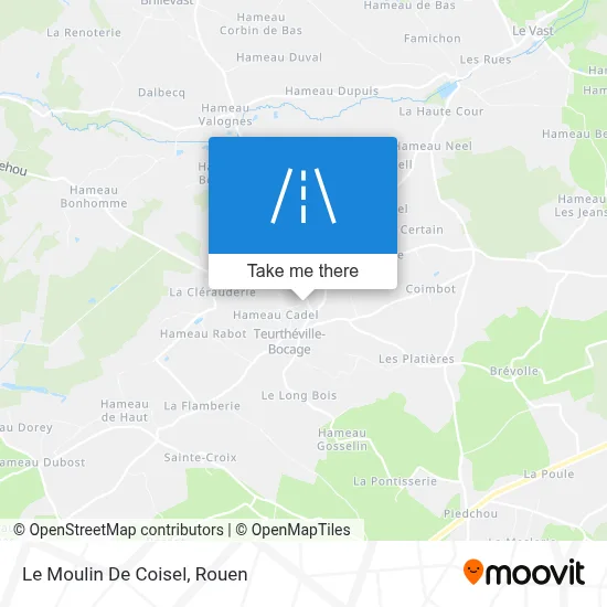 Le Moulin De Coisel map
