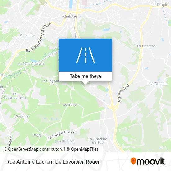 Rue Antoine-Laurent De Lavoisier map