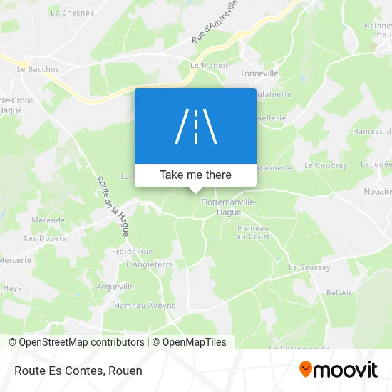 Route Es Contes map