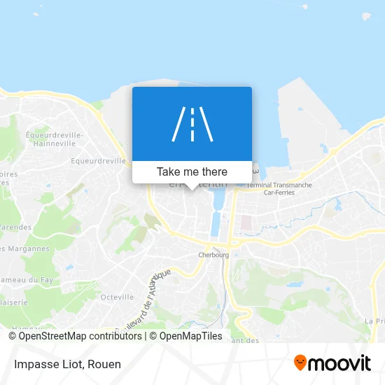 Impasse Liot map