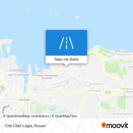 Cité Clair Logis map