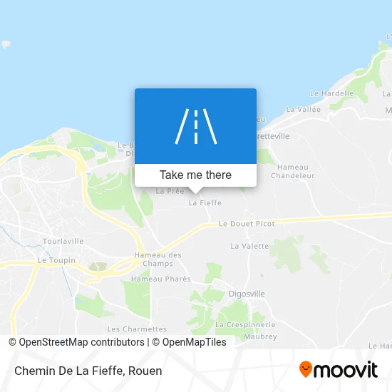 Chemin De La Fieffe map