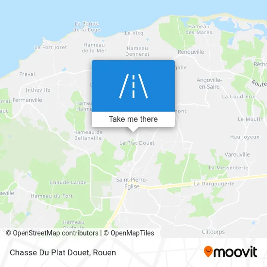 Chasse Du Plat Douet map