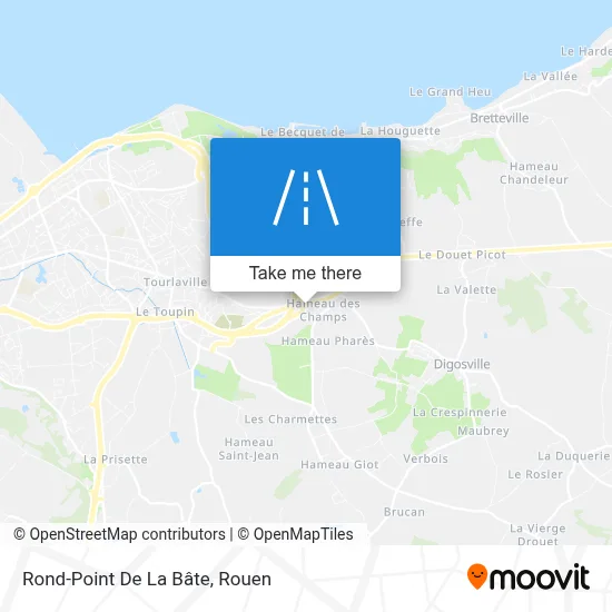 Rond-Point De La Bâte map