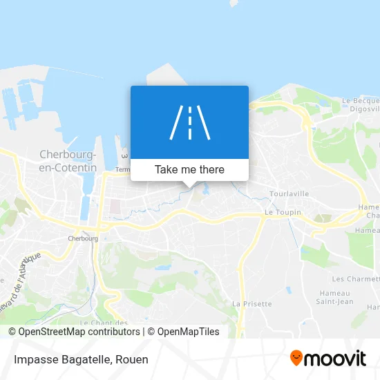 Impasse Bagatelle map
