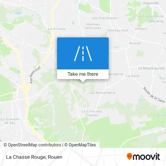 La Chasse Rouge map