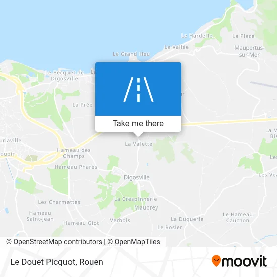 Le Douet Picquot map
