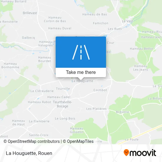 La Houguette map