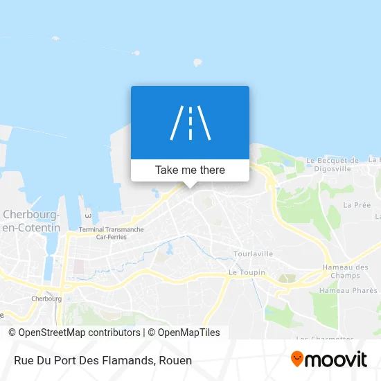 Rue Du Port Des Flamands map