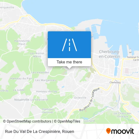 Rue Du Val De La Crespinière map