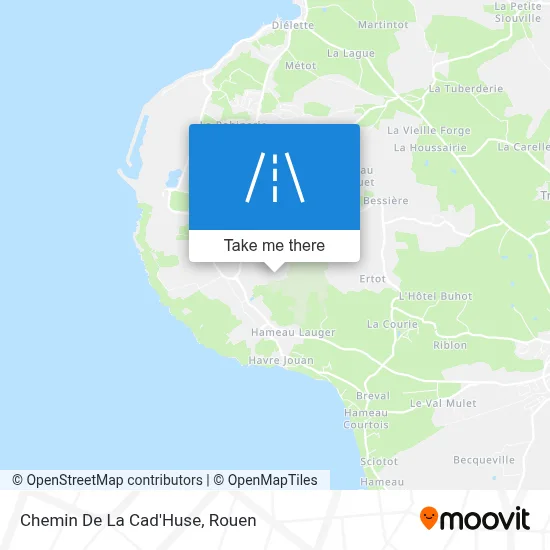Chemin De La Cad'Huse map