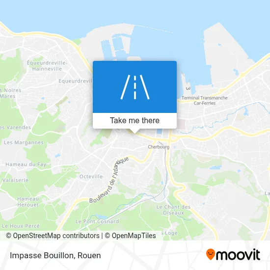 Impasse Bouillon map