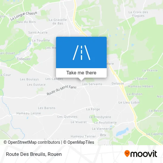 Route Des Breuils map
